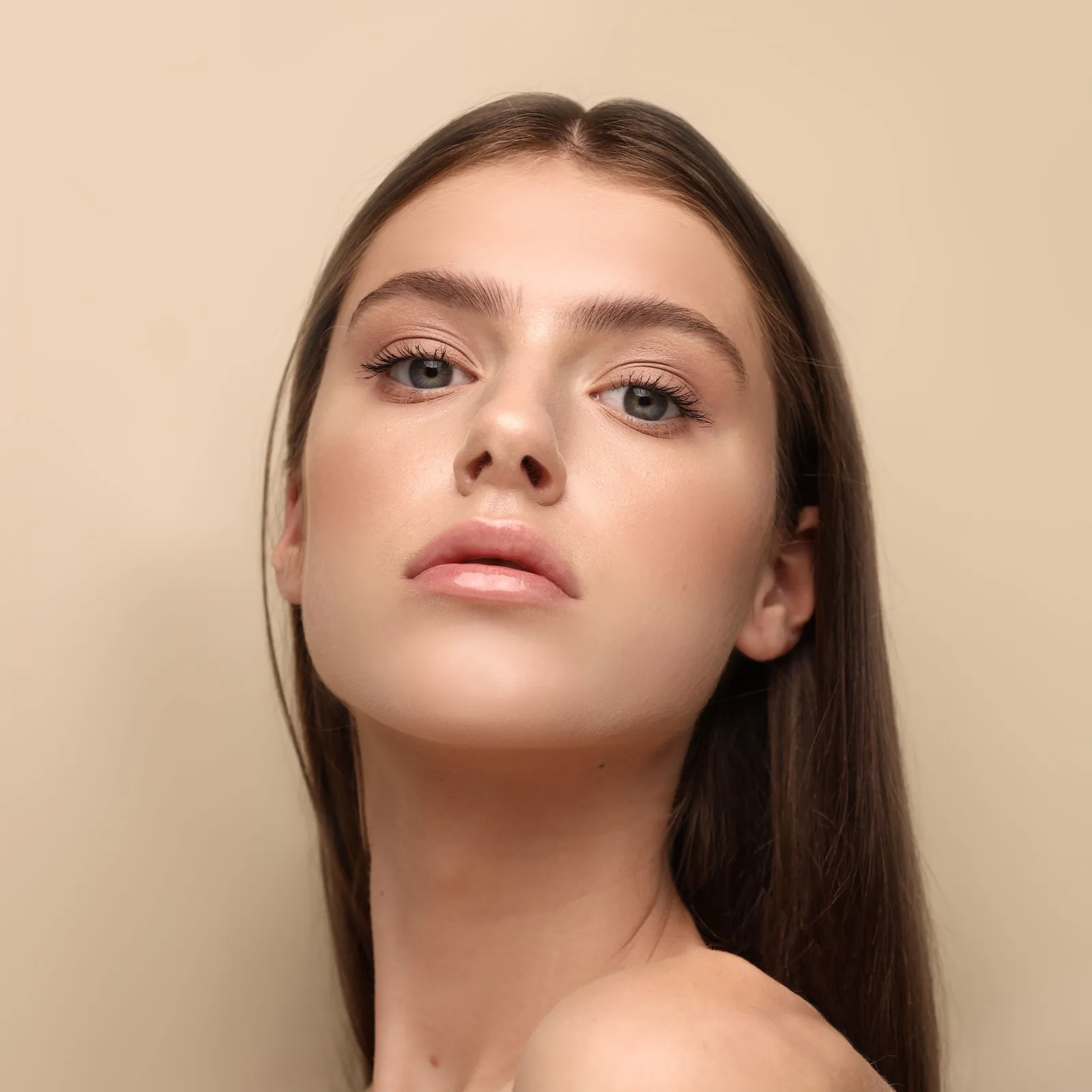 Portrait showing softened expression lines with movement retained